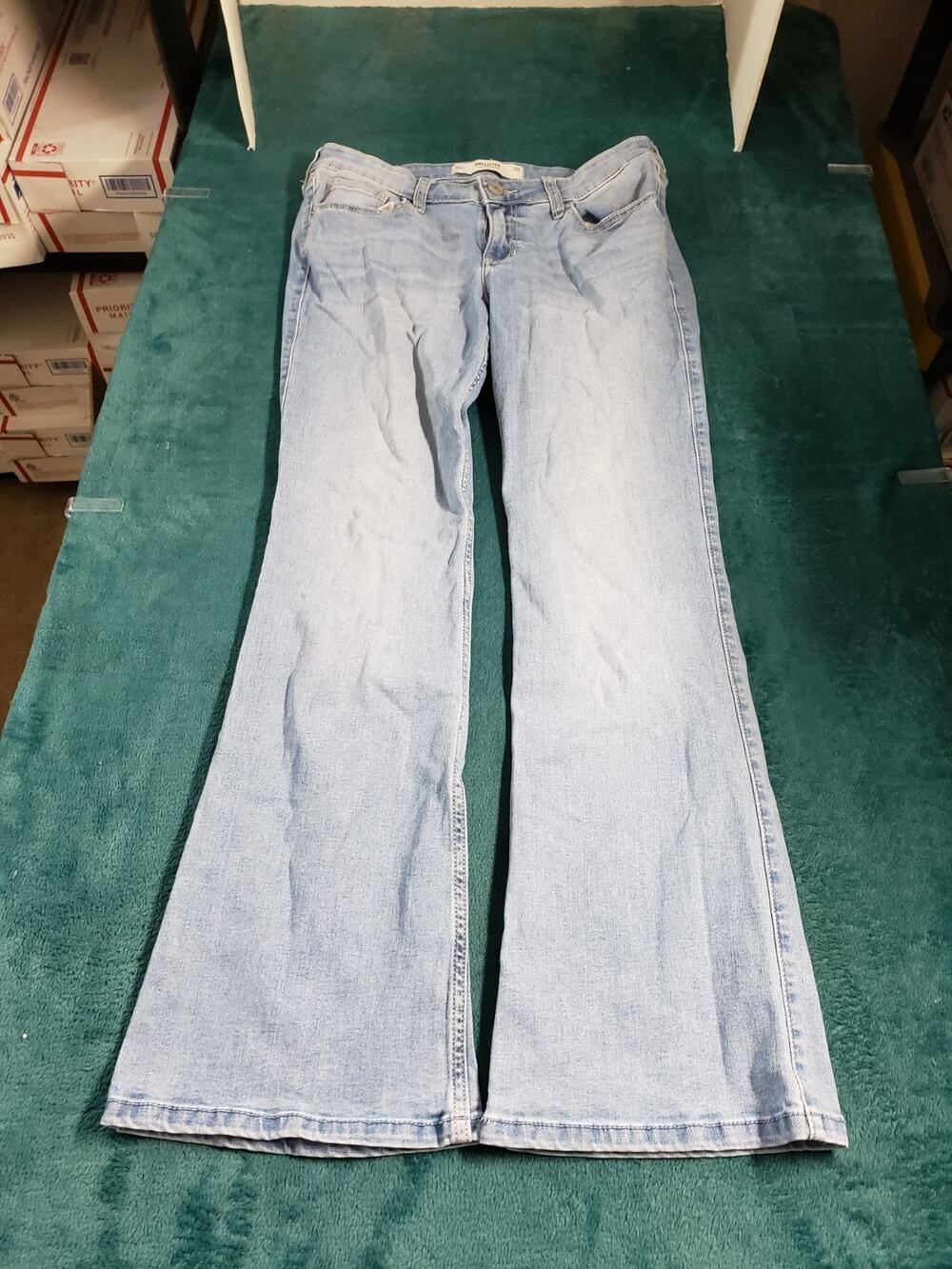 Hollister Jeans Size 6 South Womens Blue Pants Stretch Denim Low Rise Bootcut